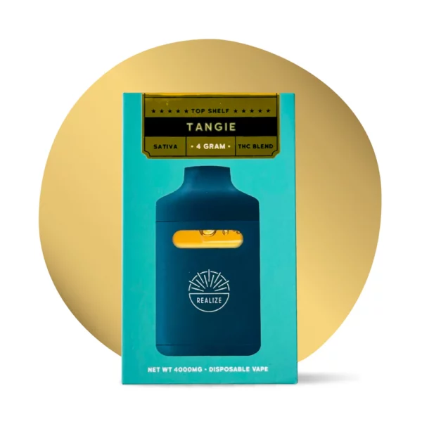 Realize TOP SHELF Tangie 4g Diamond Bar THCA + THCP + THCV Disposable Vape