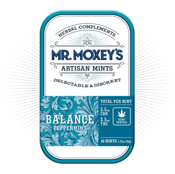 Mr Moxey's Balance Artisan Mint 2.5mg THC & CBD