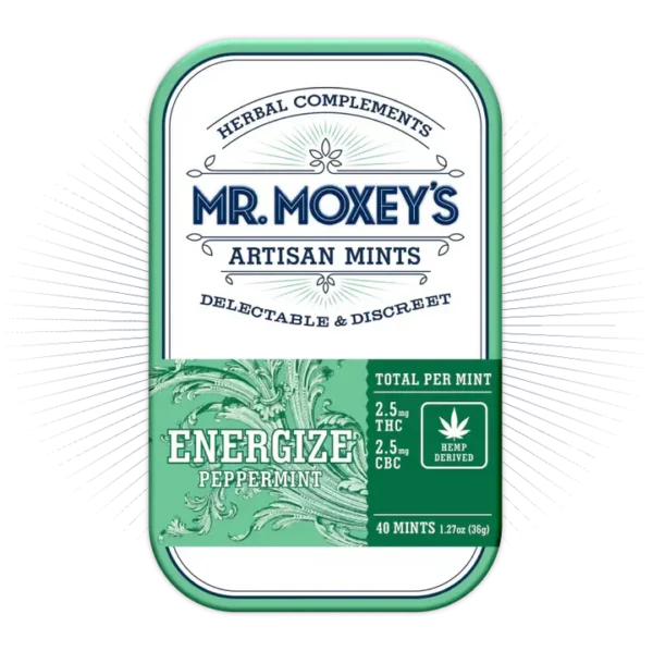 Mr Moxey's Energize Artisan Mints 2.5mg THC & CBD