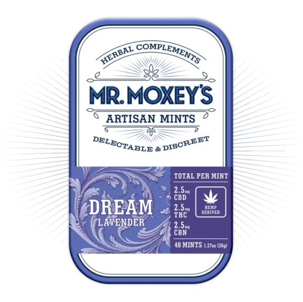 Mr Moxey's Dream Artisan Mints 2.5mg THC & CBD