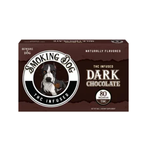 Smoking Dog 80mg Dark Chocolate Bar THC