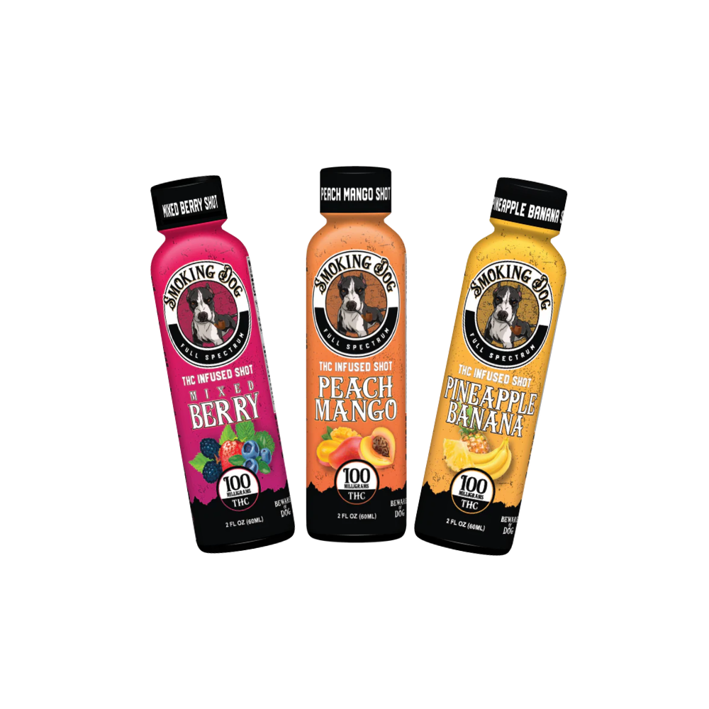 Smoking Dog Shots 100mg THC