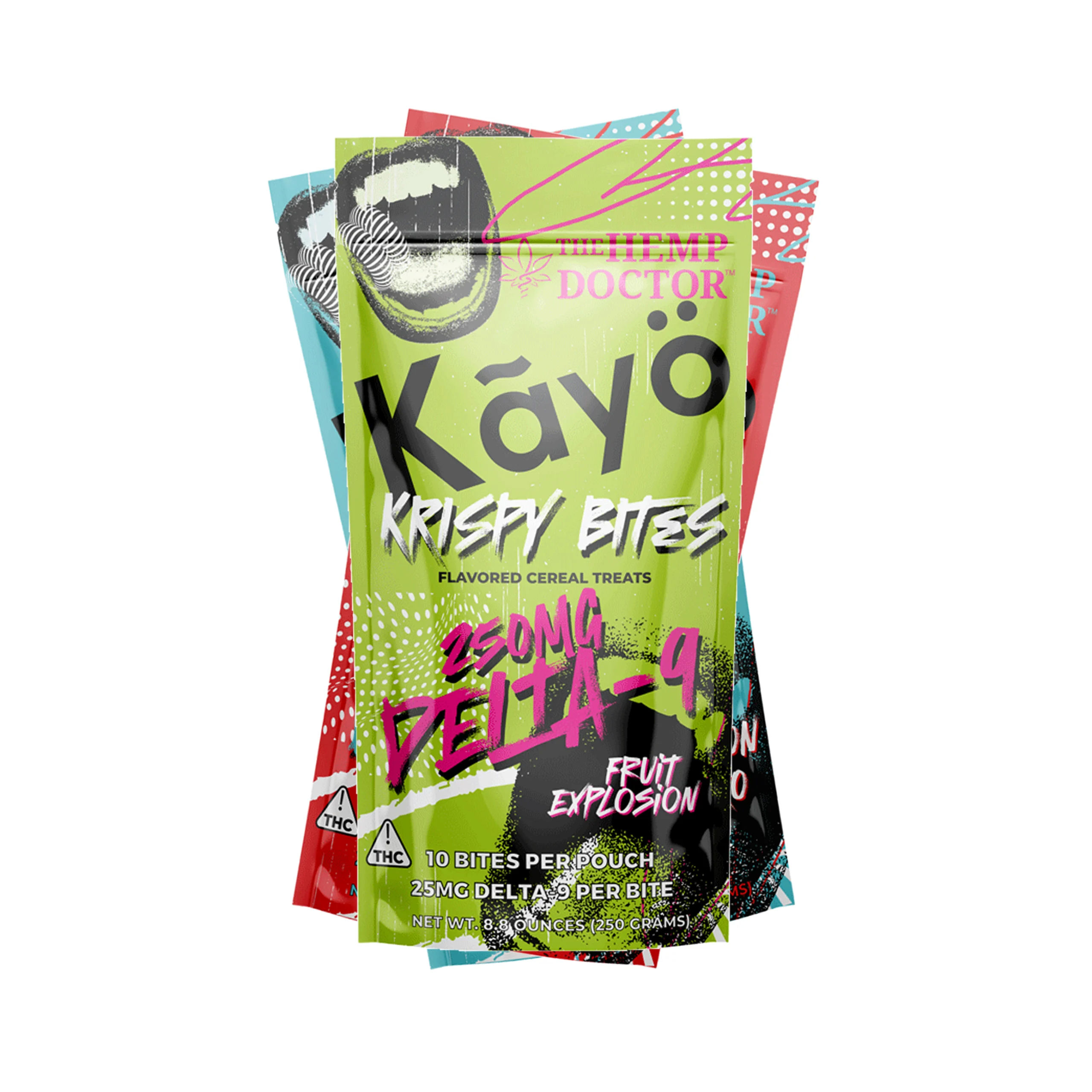 The Hemp Doctor Krispy Bites 250mg Delta-9