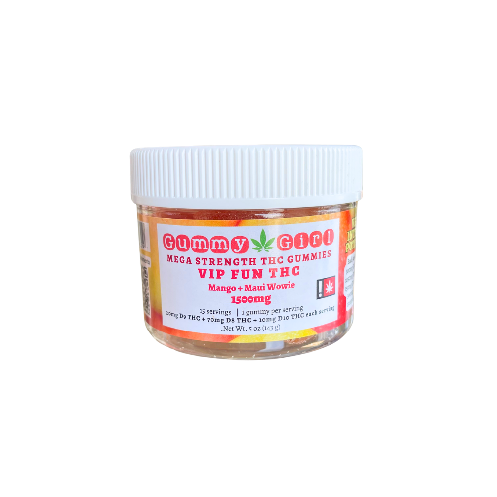 Gummy Girl VIP Fun 100mg D8-D9-D10 THC Sativa