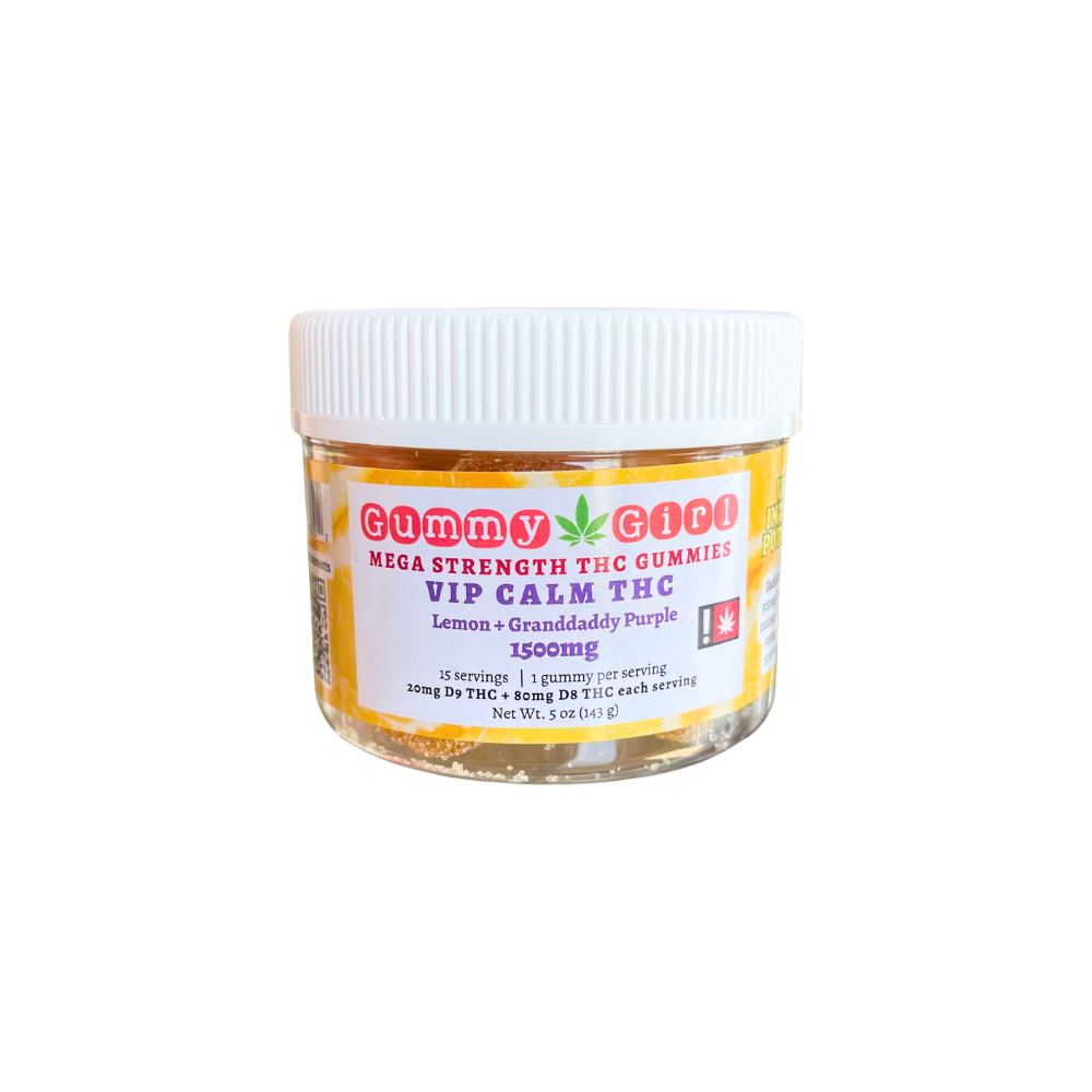 Gummy Girl VIP Calm 100mg D8-D9 THC Indica