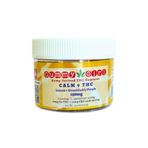 Calm Gummy Girl 150mg High-Potency Delta-9 THC + CBD Indica