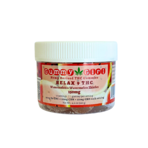 Relax by Gummy Girl 150mg High-Potency Delta-9 THC, CBD, & CBN - Indica