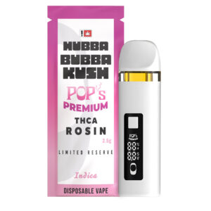 NEW Pop’s Hubba Bubba (Indica) 2.5g THCA Rosin Disposable Vape
