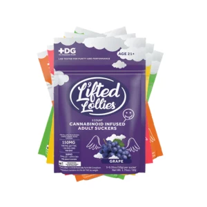 The Hemp Doctor Sour Apple Lifted Lollies 5 pack Delta-9 THC