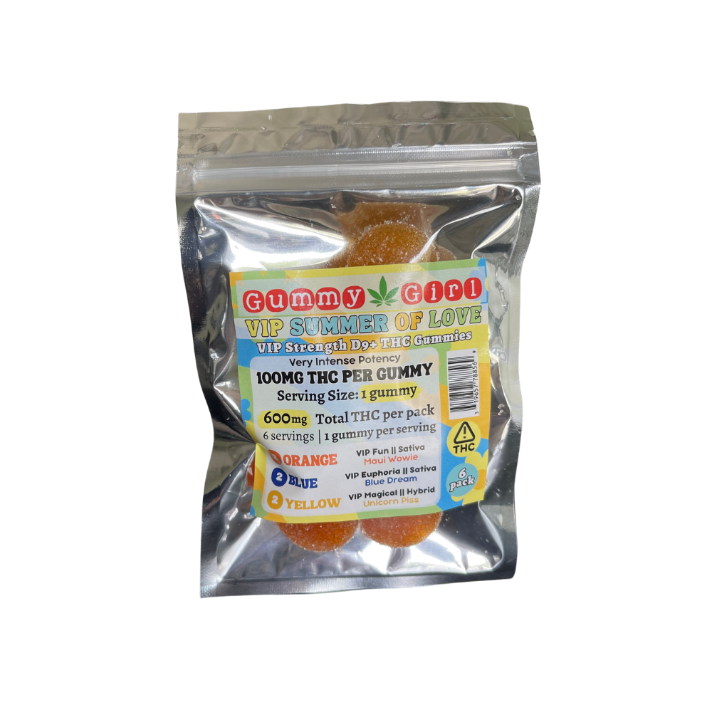 Gummy Girl Summer of Love Sampler Pack 600mg Delta-9 THC